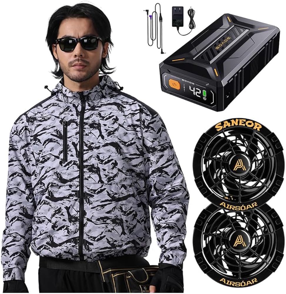 Amazon.co.jp: [Daonaca] 【2025夏新登場 42V超高出力】 作業服 長袖